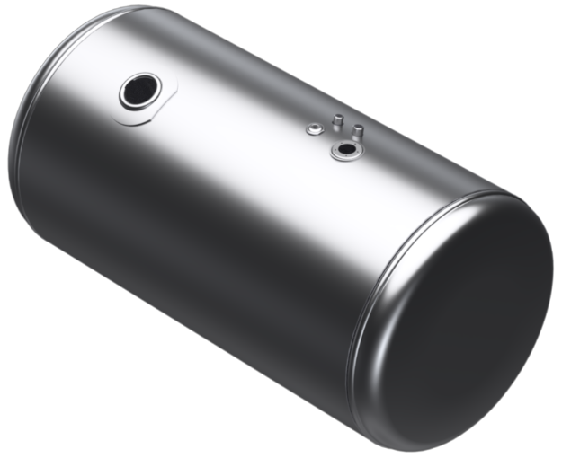 Picture of 101 Gallons 26"D x 43.75"L - Peterbilt Style - Rear Fill Milgrade