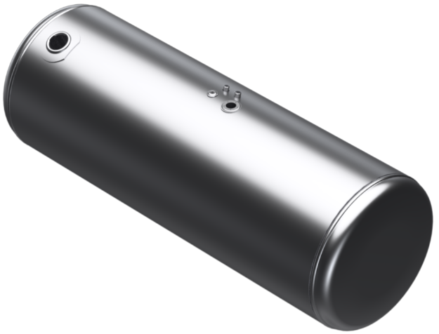 Picture of 154 Gallons 26"D x 67"L - Peterbilt Style - Rear Fill Milgrade