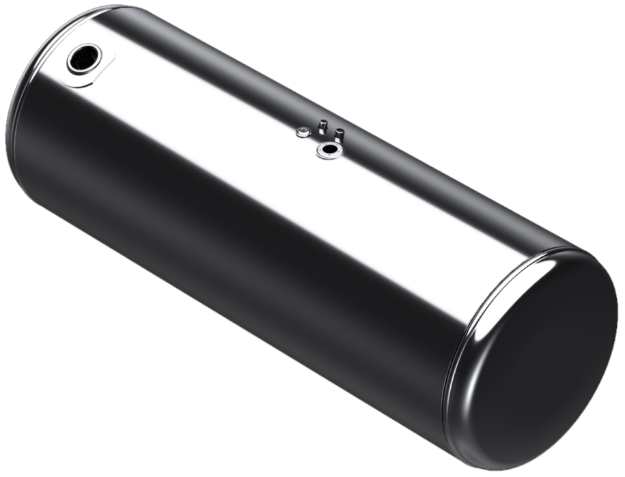 Picture of 154 Gallons 26"D x 67"L - Peterbilt Style - Rear Fill Polished