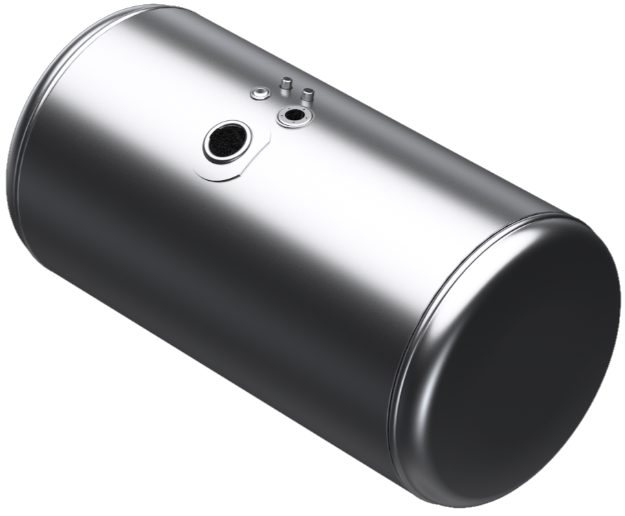 Picture of 101 Gallons 26"D x 43.75"L - Peterbilt Style - Center Fill Milgrade