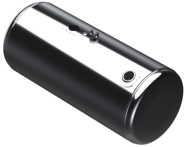 Picture of 122 Gallons 26"D x 53.18"L - Peterbilt Style - Rear Fill Polished