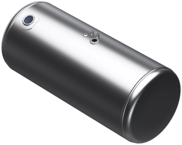 Picture of 122 Gallons 26"D x 53.18"L - Peterbilt Style - Rear Fill Milgrade