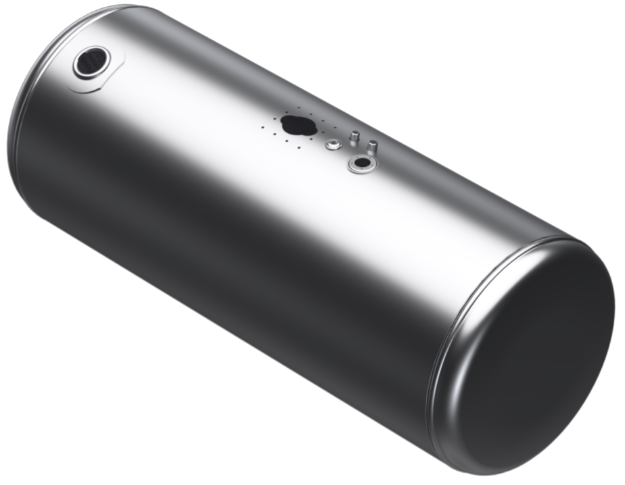 Picture of 138 Gallons 26"D x 60"L - Peterbilt Style - Front Fill Milgrade