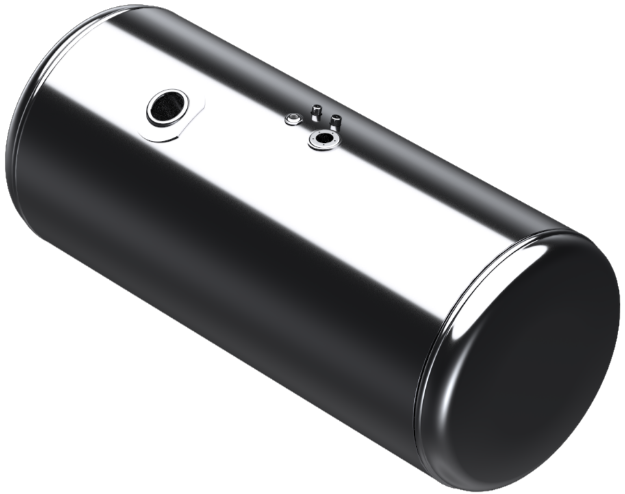 Picture of 122 Gallons 26"D x 53.18"L - Peterbilt Style - Rear Fill Polished