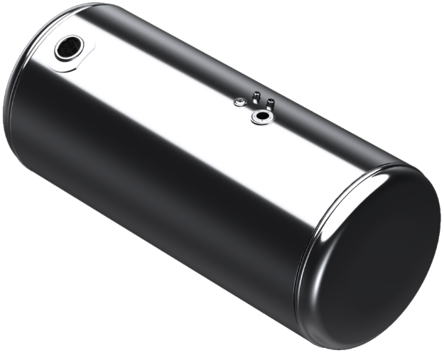 Picture of 122 Gallons 26"D x 53.18"L - Peterbilt Style - Rear Fill Polished