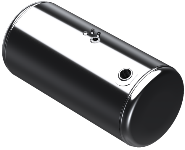 Picture of 111 Gallons 26"D x 48.37"L - Peterbilt Style - Rear Fill Polished