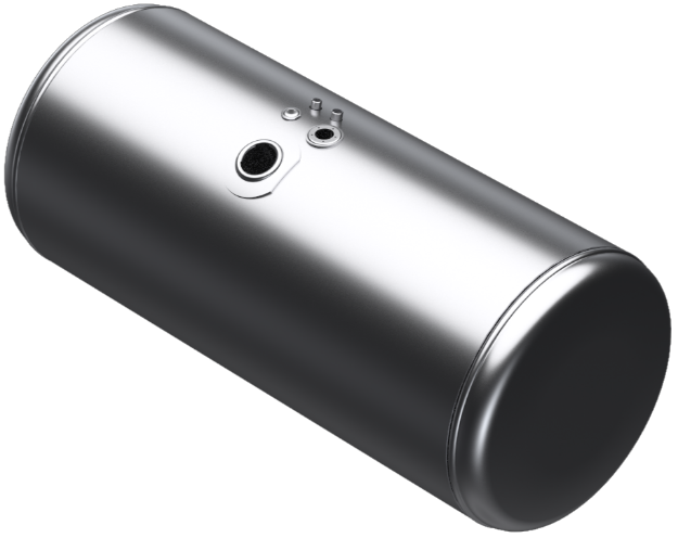 Picture of 122 Gallons 26"D x 53.18"L - Peterbilt Style - Rear Fill Milgrade