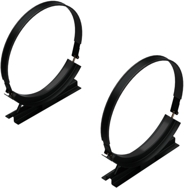 Picture of 28" 2 Piece Black Flat Mounting Kit