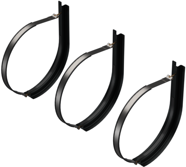 Picture of 18" 3 Piece Stainless Steel Mounting Kit