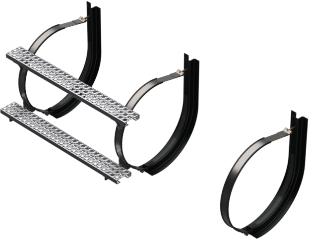 Picture of 24" 3 Piece Stainless Steel Mounting Kit Combo