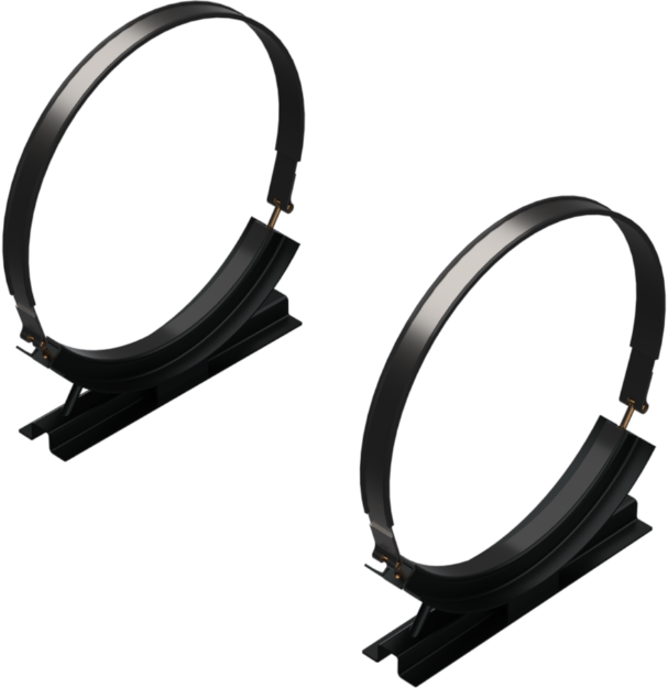 Picture of 23" 2 Piece Stainless Steel Flat Mounting Kit