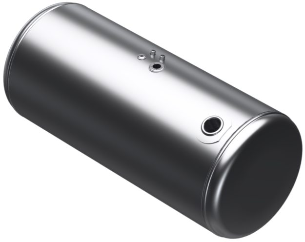 Picture of 122 Gallons 26"D x 53.18"L - Peterbilt Style - Rear Fill Milgrade