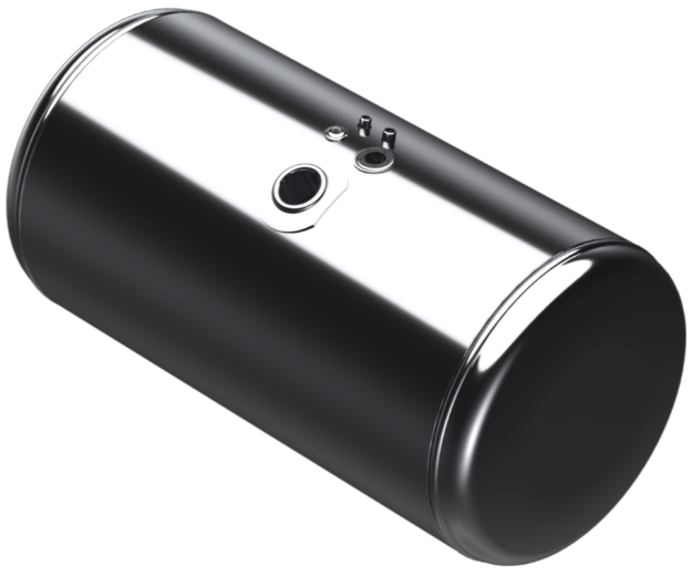 Picture of 101 Gallons 26"D x 43.75"L - Peterbilt Style - Center Fill Polished