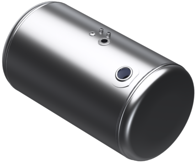 Picture of 89 Gallons 26"D x 38.87"L - Peterbilt Style - Rear Fill Milgrade