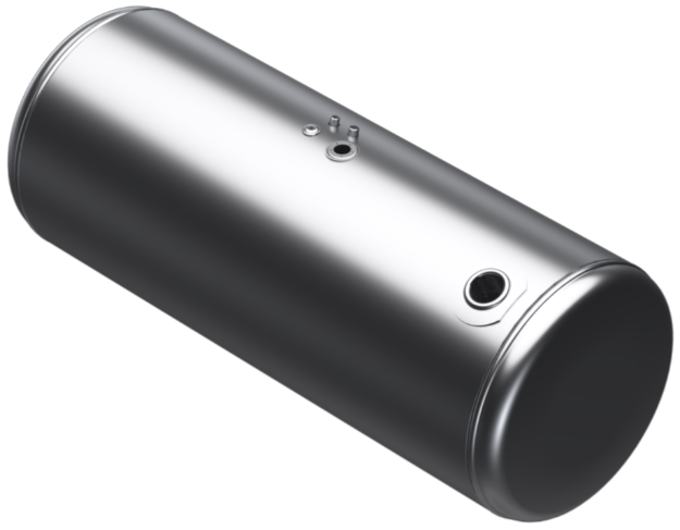 Picture of 138 Gallons 26"D x 60"L - Peterbilt Style - Rear Fill Milgrade