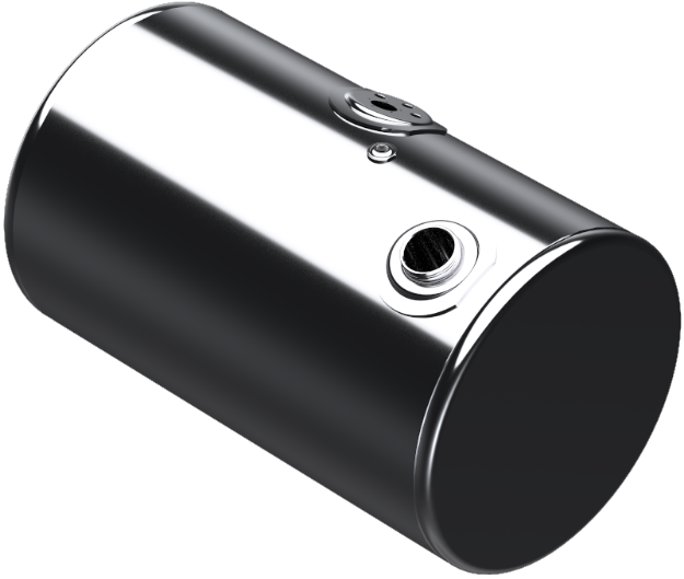 Picture of 56 Gallons 22"D x 34"L - Kenworth Style - Front Fill Polished