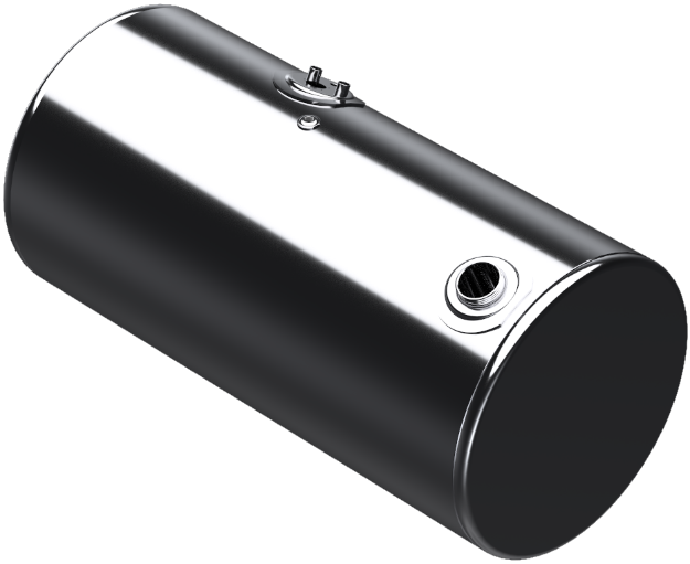 Picture of 97 Gallons 24.5"D x 47.5"L - Kenworth Style - Rear Fill Polished