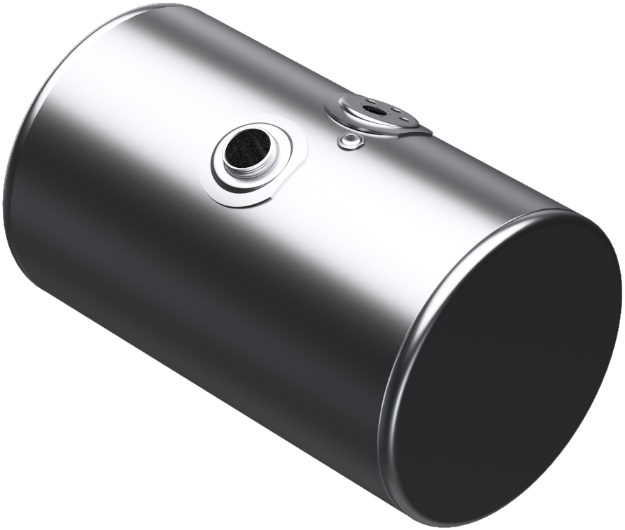 Picture of 56 Gallons 22"D x 34"L - Kenworth Style - Center Fill Milgrade