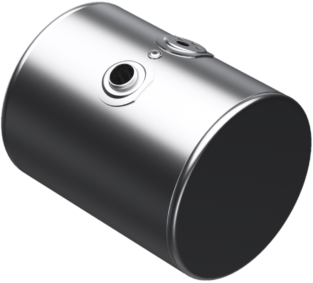 Picture of 57 Gallons 24.5"D x 28"L - Kenworth Style - Center Fill Milgrade