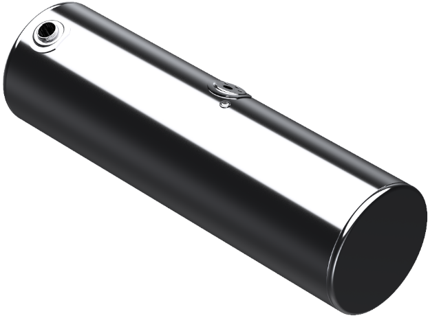 Picture of 118 Gallons 22"D x 72"L - Kenworth Style - Rear Fill Polished