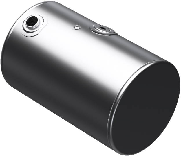 Picture of 73 Gallons 24.5"D x 36"L - Kenworth Style - Rear Fill Milgrade