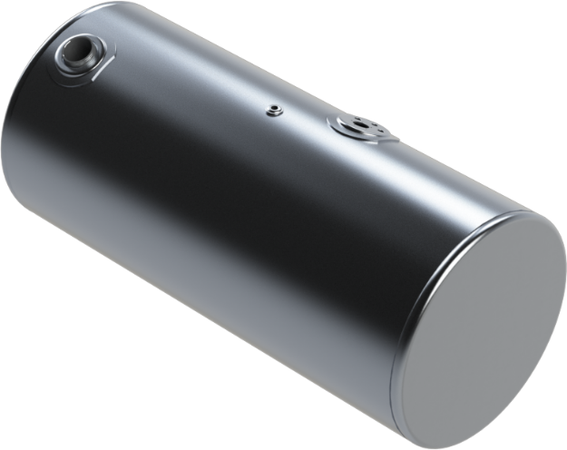 Picture of 107 Gallons 24.5"D x 52.5"L - Kenworth Style - Rear Fill Milgrade