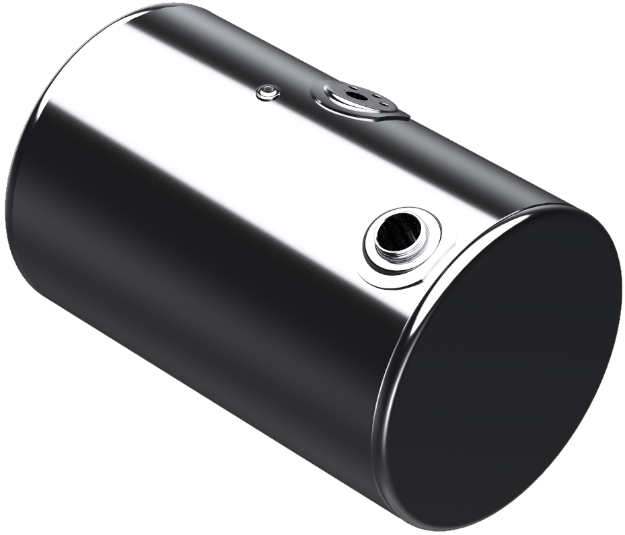 Picture of 73 Gallons 24.5"D x 36"L - Kenworth Style - Rear Fill Polished