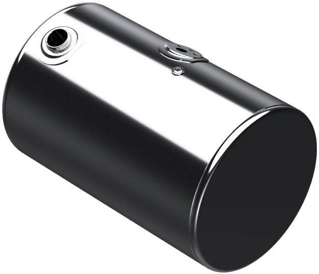 Picture of 73 Gallons 24.5"D x 36"L - Kenworth Style - Rear Fill Polished