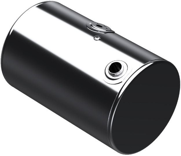 Picture of 73 Gallons 24.5"D x 36"L - Kenworth Style - Front Fill Polished