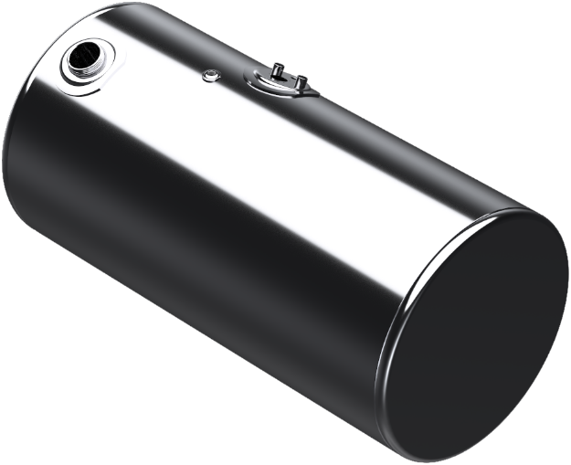 Picture of 97 Gallons 24.5"D x 47.5"L - Kenworth Style - Rear Fill Polished