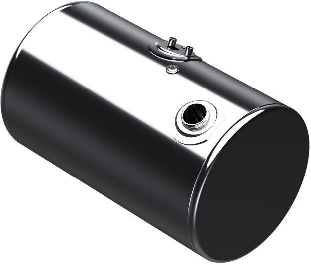 Picture of 56 Gallons 22"D x 34"L - Kenworth Style - Front Fill Polished