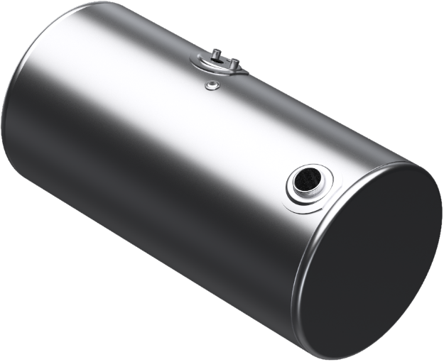 Picture of 97 Gallons 24.5"D x 47.5"L - Kenworth Style - Rear Fill Milgrade