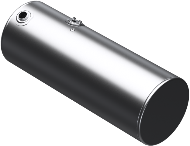 Picture of 132 Gallons 24.5"D x 64.75"L - Kenworth Style - Rear Fill Milgrade