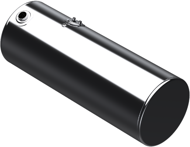 Picture of 132 Gallons 24.5"D x 64.75"L - Kenworth Style - Rear Fill Polished