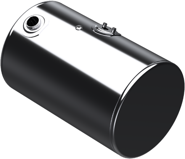 Picture of 73 Gallons 24.5"D x 36"L - Kenworth Style - Rear Fill Polished