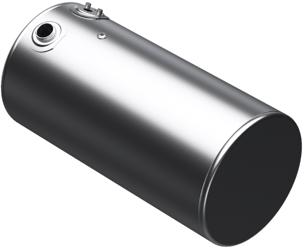 Picture of 97 Gallons 24.5"D x 47.5"L - Kenworth Style - Rear Fill Milgrade