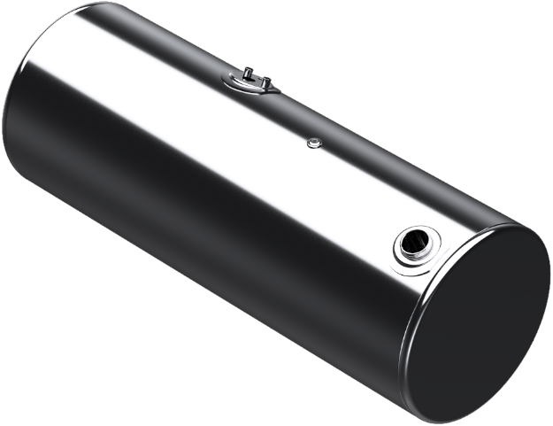 Picture of 132 Gallons 24.5"D x 64.75"L - Kenworth Style - Rear Fill Polished