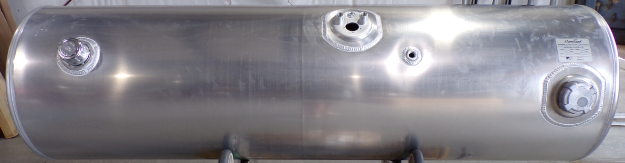 Picture of 118 Gallons 22"D x 72"L - Kenworth Style - Rear Fill Milgrade, Split