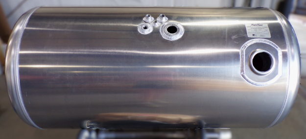 Picture of 101 Gallons 26"D x 44"L - Peterbilt Style - Rear Fill Milgrade