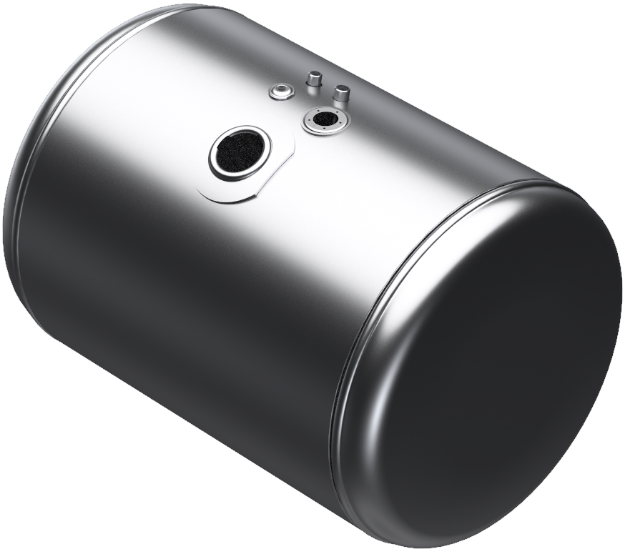 Picture of 68 Gallons 26"D x 29.37"L - Peterbilt Style - Center Fill Milgrade