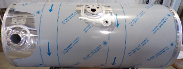 Picture of 107 Gallons 24.5"D x 52.5"L - Kenworth Style - Rear Fill Polished