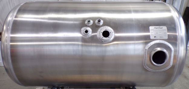 Picture of 90 Gallons 26"D x 39"L - Peterbilt Style - Rear Fill Milgrade