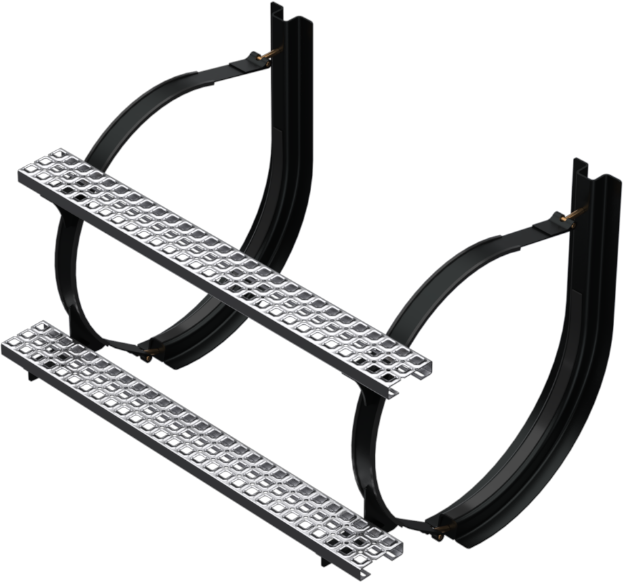 Picture of 24.5" 2 Piece Black Mounting Kit Combo
