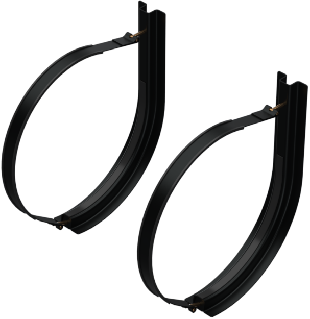 Picture of 24.5" 2 Piece Black Mounting Kit