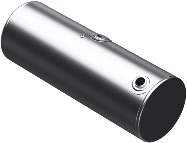 Picture of 99 Gallons 22"D x 60"L - Kenworth Style - Rear Fill Milgrade