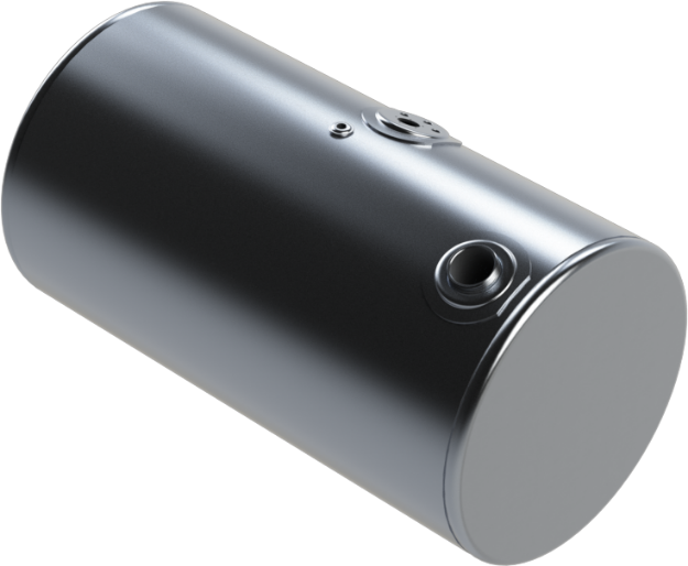 Picture of 88 Gallons 24.5"D x 43"L - Kenworth Style - Rear Fill Milgrade