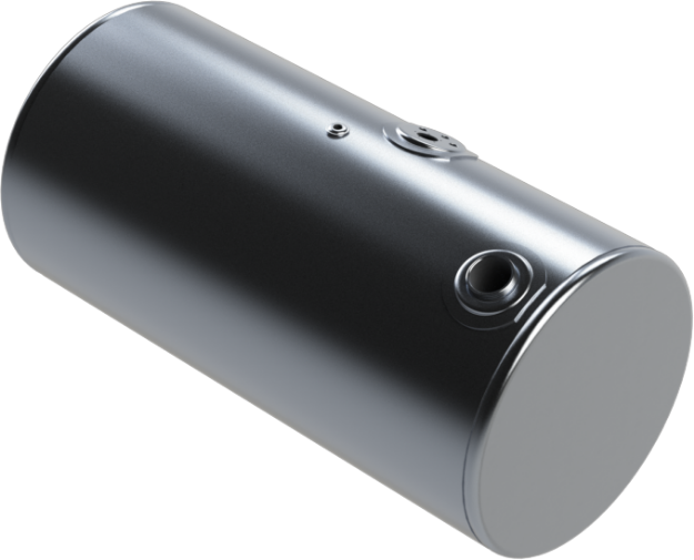 Picture of 97 Gallons 24.5"D x 47.5"L - Kenworth Style - Rear Fill Milgrade