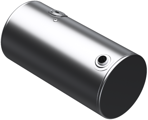 Picture of 97 Gallons 24.5"D x 47.5"L - Kenworth Style - Rear Fill Milgrade