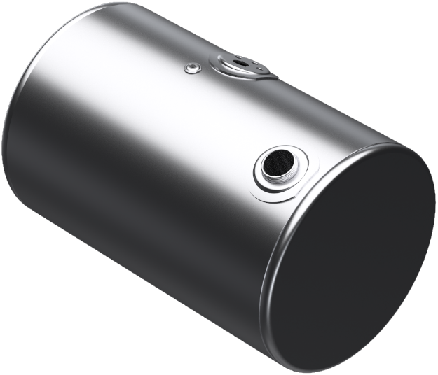 Picture of 73 Gallons 24.5"D x 36"L - Kenworth Style - Rear Fill Milgrade