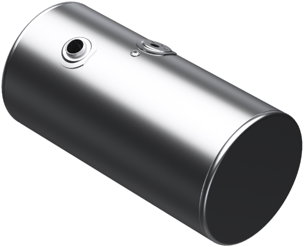 Picture of 97 Gallons 24.5"D x 47.5"L - Kenworth Style - Front Fill Milgrade